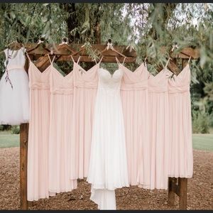 David’s bridal bridesmaid dress